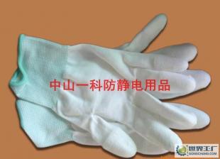廠家直銷 東莞中山清遠(yuǎn)潮州揭陽云浮市PU涂指手套，專為電工電氣行業(yè)設(shè)計(jì)，防靜電更安全